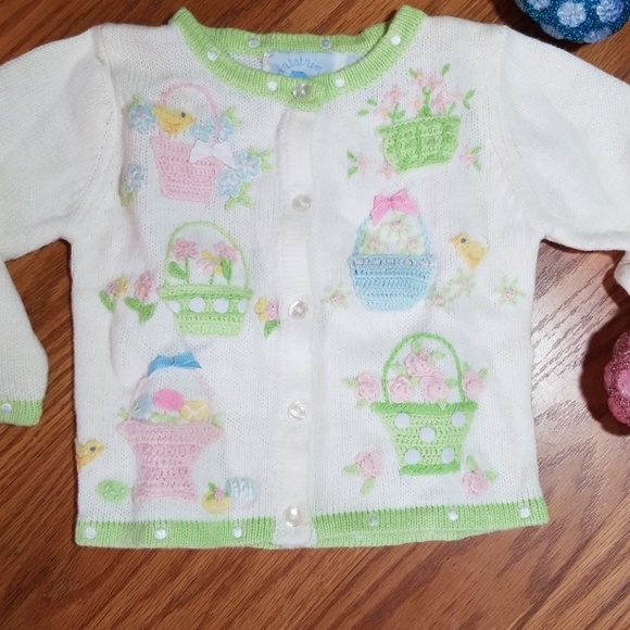 Hartstrings Shirts & Tops Heartstrings Baby Easter Sweater Poshmark